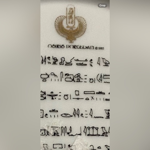 OSIRIS PORCELAIN 1992 THE LEGEND OF TUTANKHAMUN Decorative Plate - Picture 4 of 4